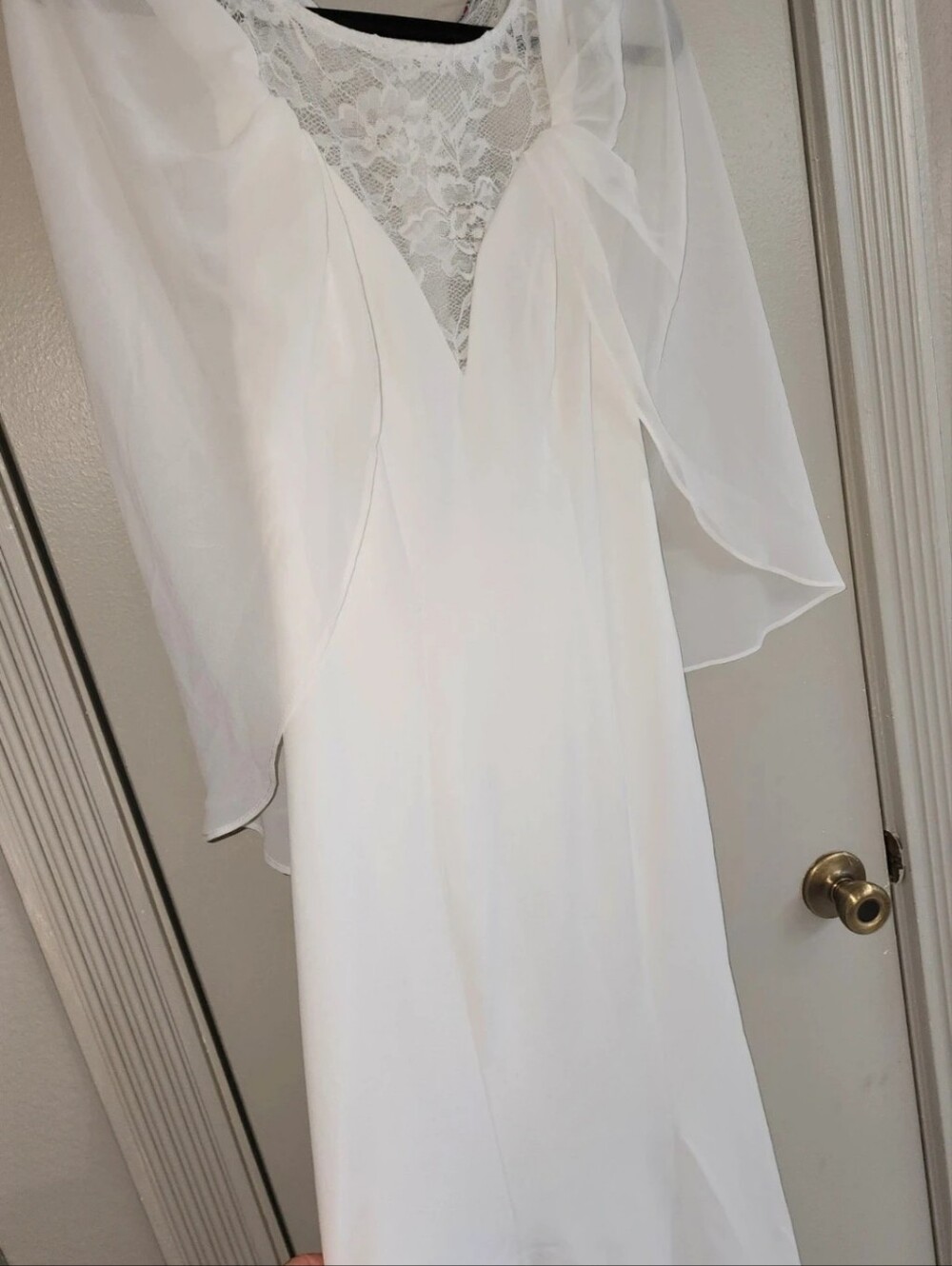 Ever Pretty Wedding White Long Sleeve Dress with Lace Detail - Picture 13 of 16